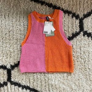 NWT Colorblock Knit Top